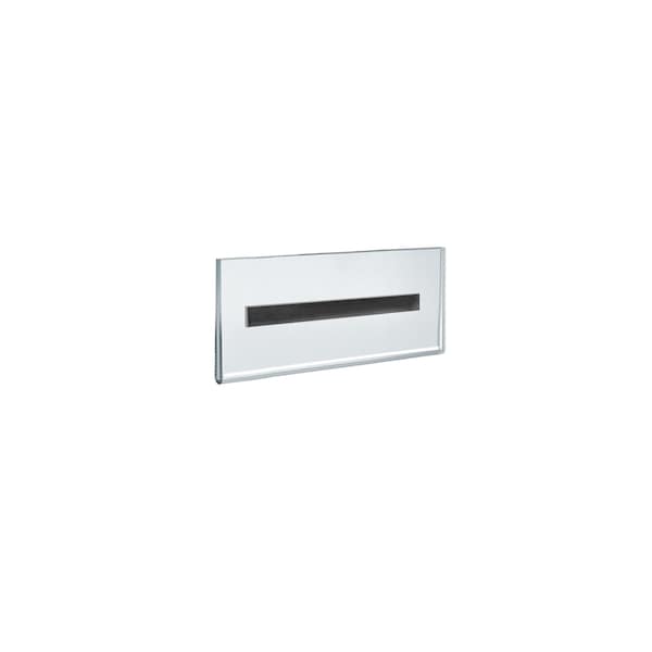 5.5"W x 2.5"H Sign Holder w/ Magnetic Strips, PK10